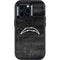 NFL Los Angeles Chargers Black & White Otterbox Defender iPhone Skin