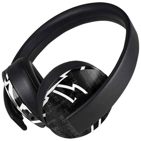 NFL Los Angeles Chargers Black & White PlayStation 4 Gold Wireless Headset Skin