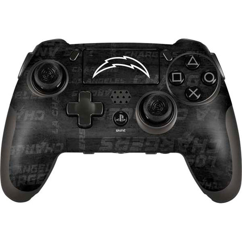 NFL Los Angeles Chargers Black & White PlayStation Scuf Vantage 2 Controller Skin