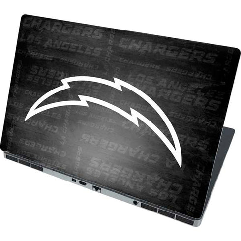 NFL Los Angeles Chargers Black & White Dell Precision Skin