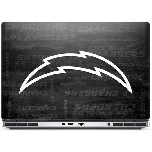NFL Los Angeles Chargers Black & White Dell Precision Skin