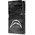 NFL Los Angeles Chargers Black & White PS5 Pro Console Skin