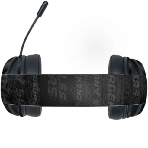 NFL Los Angeles Chargers Black & White Razer Kraken X Skin