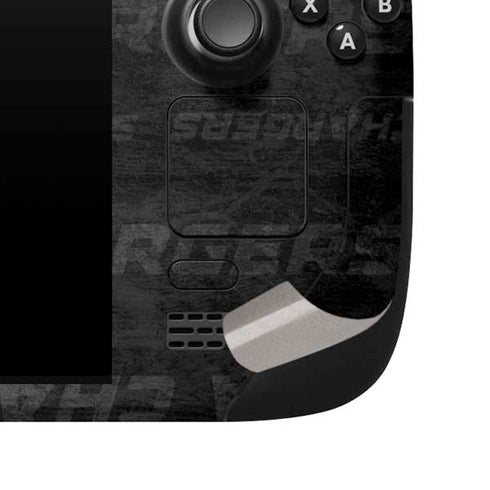 NFL Los Angeles Chargers Black & White Steam Deck Handheld Gaming Computer Skin