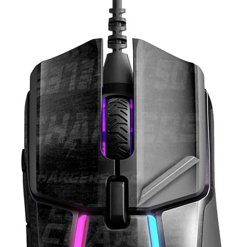 NFL Los Angeles Chargers Black & White SteelSeries Rival 600 Gaming Mouse Skin