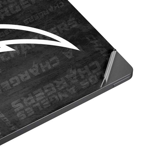 NFL Los Angeles Chargers Black & White Surface Laptop 7 13.8in Skin