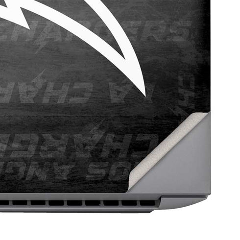 NFL Los Angeles Chargers Black & White HP ZBook Fury 16 G10 Skin