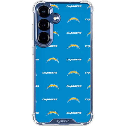 NFL Los Angeles Chargers Blitz Series Galaxy S25 Clear Case