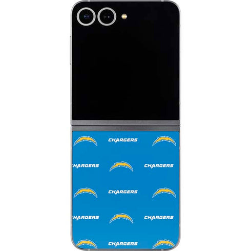 NFL Los Angeles Chargers Blitz Series Galaxy Z Flip6 Skin