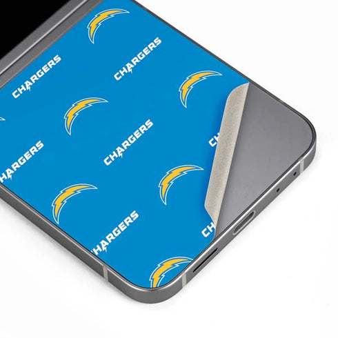 NFL Los Angeles Chargers Blitz Series Galaxy Z Flip6 Skin