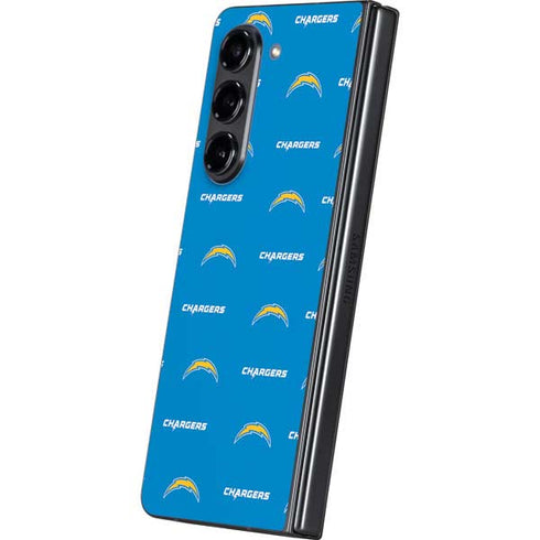 NFL Los Angeles Chargers Blitz Series Galaxy Z Fold5 5G Skin