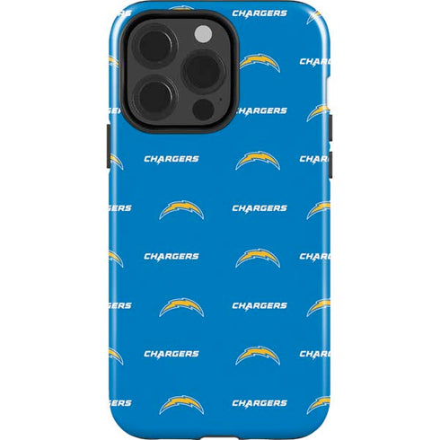 NFL Los Angeles Chargers Blitz Series iPhone 15 Pro Impact Case