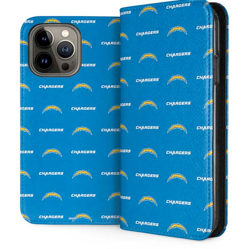 NFL Los Angeles Chargers Blitz Series iPhone 15 Pro Max Folio Case