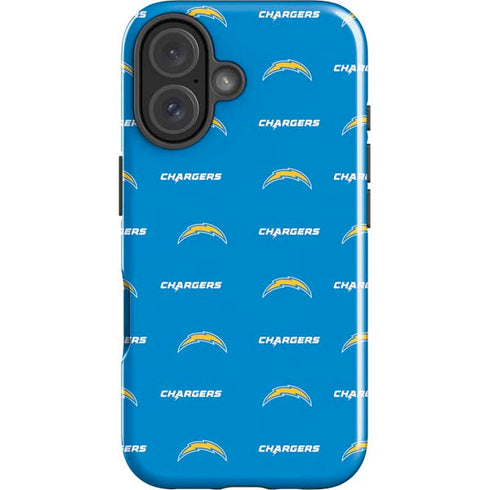 NFL Los Angeles Chargers Blitz Series iPhone 16 Plus Impact Case
