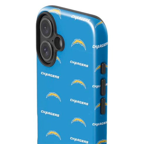 NFL Los Angeles Chargers Blitz Series iPhone 16 Plus Impact Case
