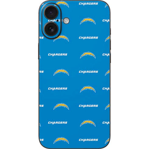 NFL Los Angeles Chargers Blitz Series iPhone 16 Plus Skin