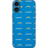 NFL Los Angeles Chargers Blitz Series iPhone 16 Plus Skin