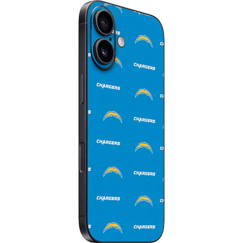 NFL Los Angeles Chargers Blitz Series iPhone 16 Plus Skin