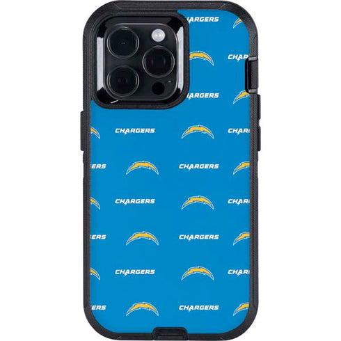 NFL Los Angeles Chargers Blitz Series Otterbox Defender iPhone Skin