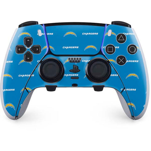 NFL Los Angeles Chargers Blitz Series PS5 DualSense Edge Pro Controller Skin