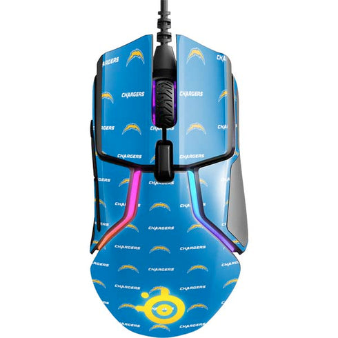 NFL Los Angeles Chargers Blitz Series SteelSeries Rival 600 Gaming Mouse Skin