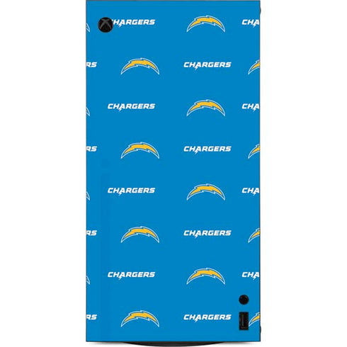 NFL Los Angeles Chargers Blitz Series XBox Series X Digital Edition Console Skin