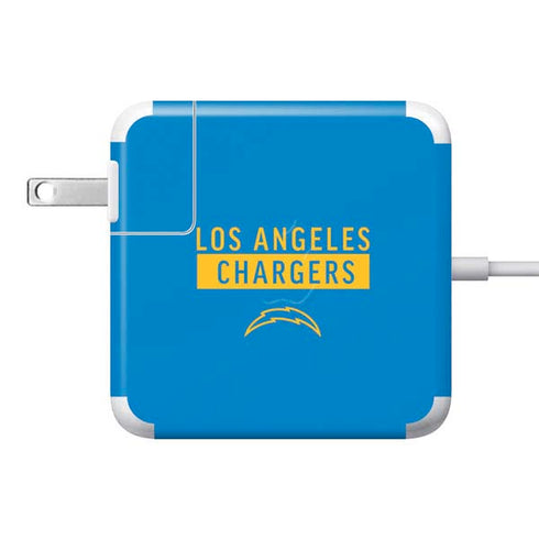 NFL Los Angeles Chargers Blue Performance Series 85W Power Adapter (15 and 17 inch MacBook Pro Charger) Skin