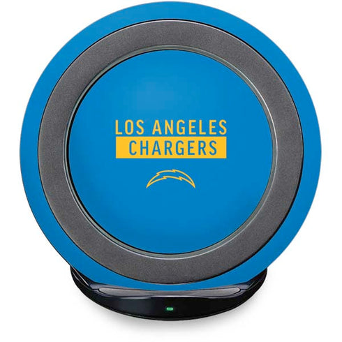 NFL Los Angeles Chargers Blue Performance Series Fast Charge Wireless Charging Stand Skin