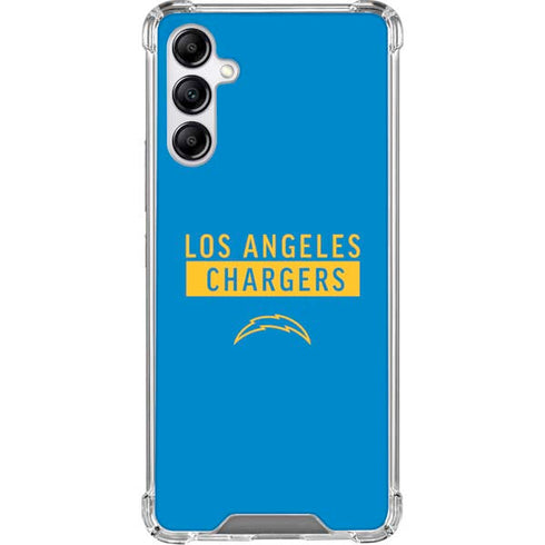 NFL Los Angeles Chargers Blue Performance Series Gabb Phone 4 Clear Case
