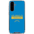 NFL Los Angeles Chargers Blue Performance Series Galaxy A36 5G Clear Case