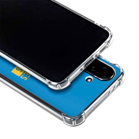NFL Los Angeles Chargers Blue Performance Series Galaxy A36 5G Clear Case