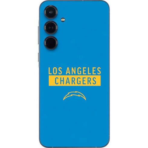 NFL Los Angeles Chargers Blue Performance Series Galaxy A36 5G Skin