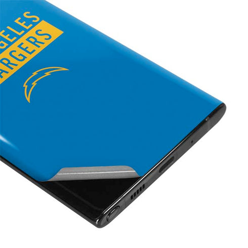 NFL Los Angeles Chargers Blue Performance Series Galaxy Note 10 Plus Skin