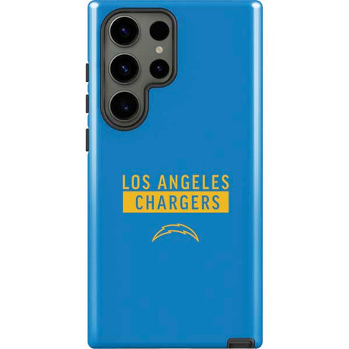 NFL Los Angeles Chargers Blue Performance Series Galaxy S23 Ultra Pro Case