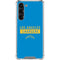 NFL Los Angeles Chargers Blue Performance Series Galaxy S24 FE Clear Case