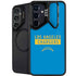 NFL Los Angeles Chargers Blue Performance Series Galaxy S24 FE Kickstand Case
