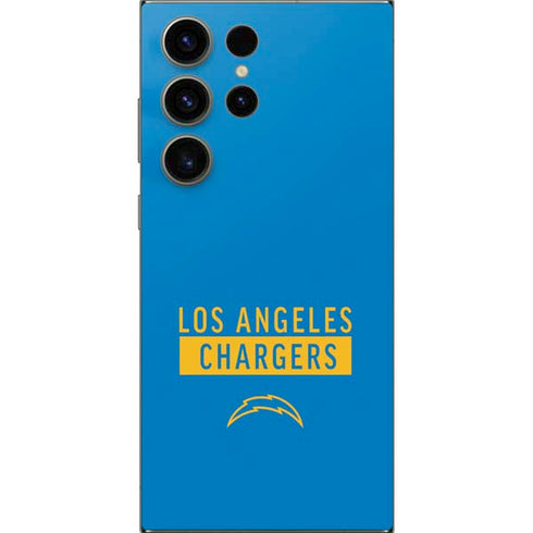 NFL Los Angeles Chargers Blue Performance Series Galaxy S25 Ultra Skin