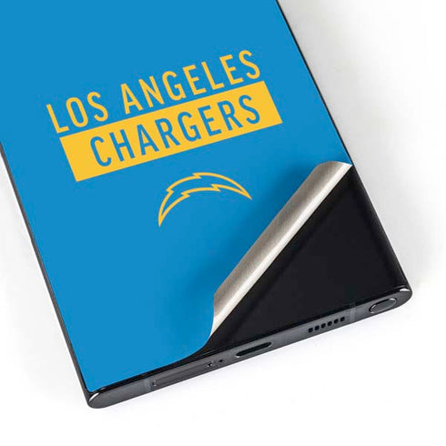 NFL Los Angeles Chargers Blue Performance Series Galaxy S24 Ultra Skin