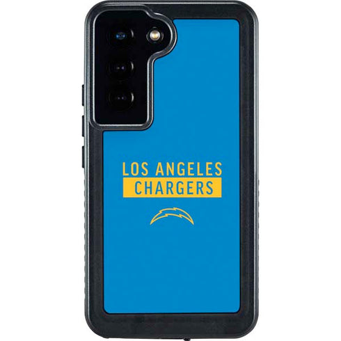 NFL Los Angeles Chargers Blue Performance Series Galaxy S24 Waterproof Case