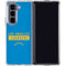 NFL Los Angeles Chargers Blue Performance Series Galaxy Z Fold5 5G Clear Case