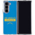 NFL Los Angeles Chargers Blue Performance Series Galaxy Z Fold5 5G Clear Case