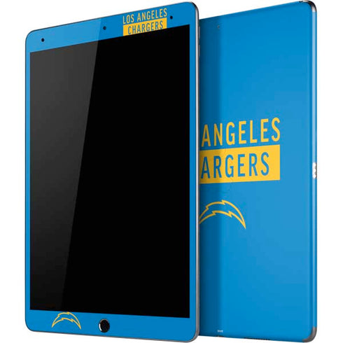 NFL Los Angeles Chargers Blue Performance Series iPad Skins