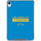 NFL Los Angeles Chargers Blue Performance Series iPad 11th Gen (2025) Clear Case