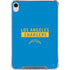 NFL Los Angeles Chargers Blue Performance Series iPad 11th Gen (2025) Clear Case