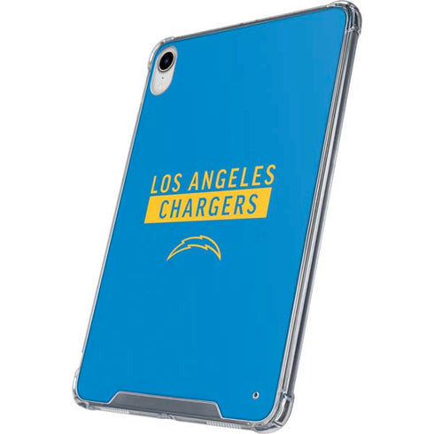 NFL Los Angeles Chargers Blue Performance Series iPad 11th Gen (2025) Clear Case