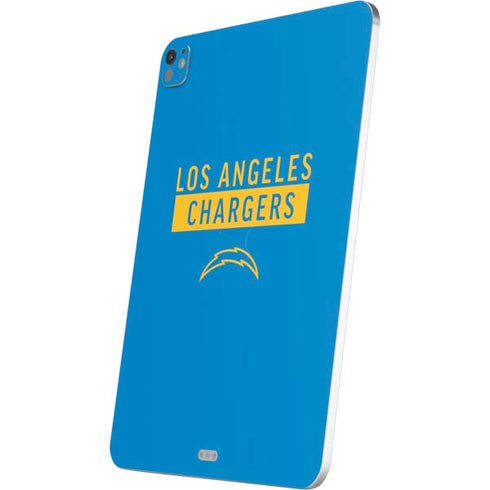 NFL Los Angeles Chargers Blue Performance Series iPad Pro 13in M4 (2024) Skin