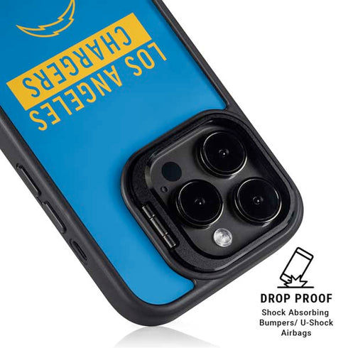 NFL Los Angeles Chargers Blue Performance Series iPhone 13 Pro Kickstand Case