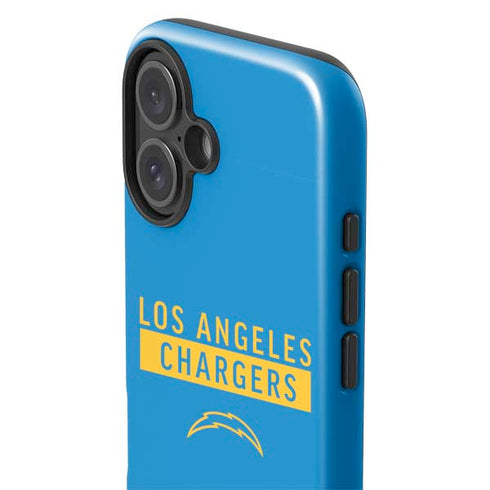 NFL Los Angeles Chargers Blue Performance Series iPhone 16 Plus Impact Case