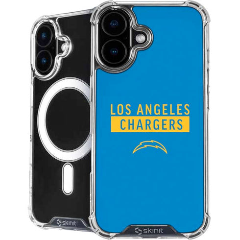 NFL Los Angeles Chargers Blue Performance Series iPhone 16 Plus MagSafe Case