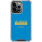 NFL Los Angeles Chargers Blue Performance Series iPhone 16 Pro Clear Case